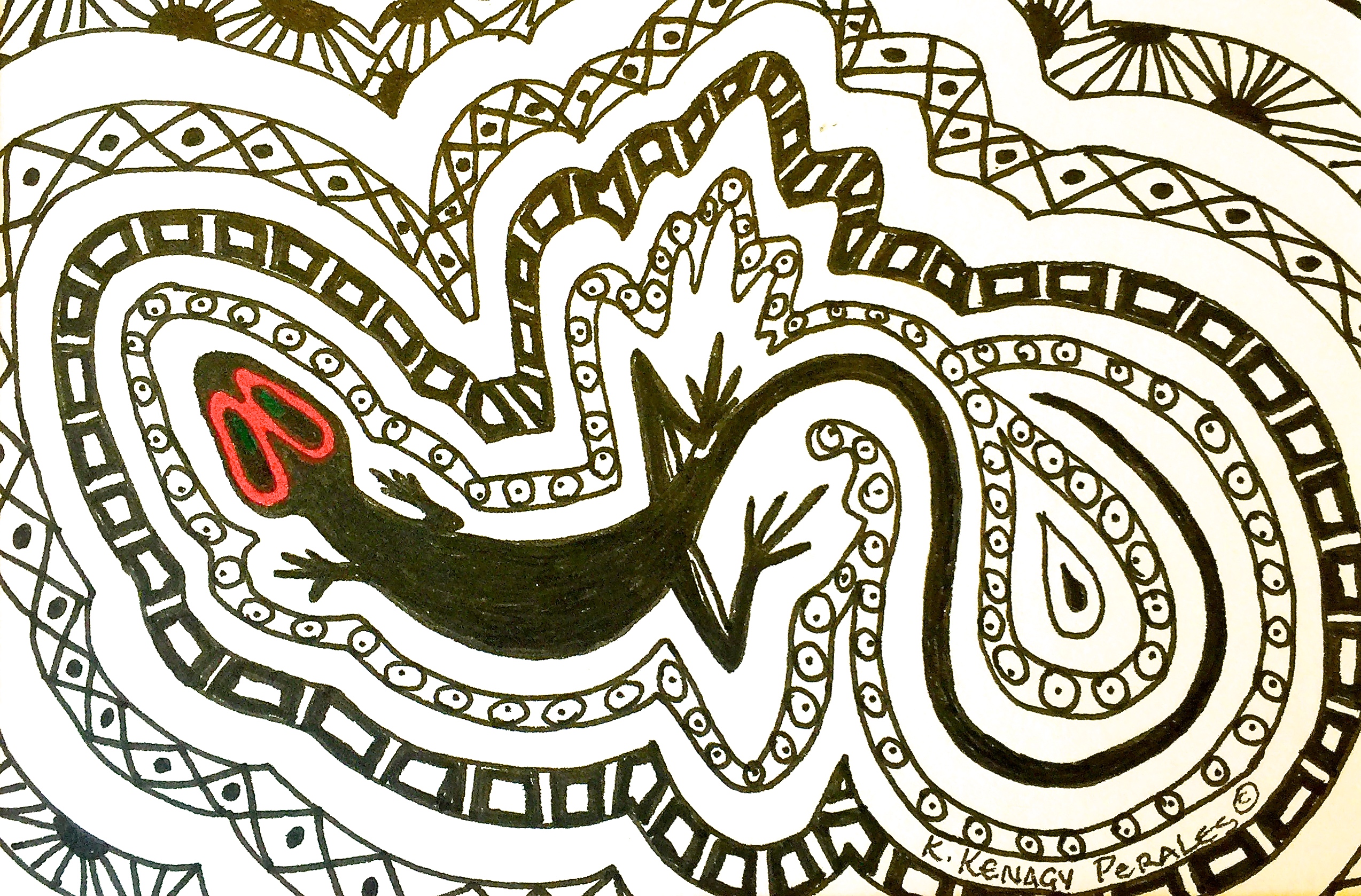 "RED-EYES" Kathy Perales