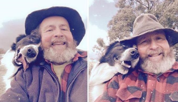 Pet Selfies: A Man & His Dogs Become Reluctant Viral Sensations