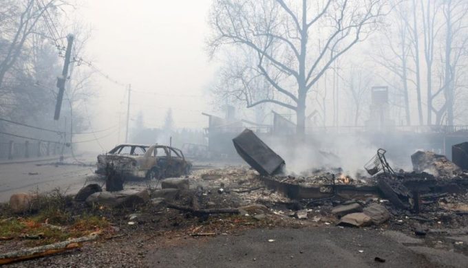 Wildfires Cause Chaos in East Tennessee