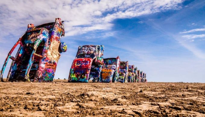 Cadillac Ranch: A Texas Monolith to Commerce, Krylon, and Kitsch Cadillac Ranch: A Texas Monolith to Commerce, Krylon, and Kitsch