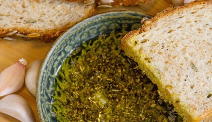 Garlicky Oil Dip: Best for Baguettes and Visits With Friends