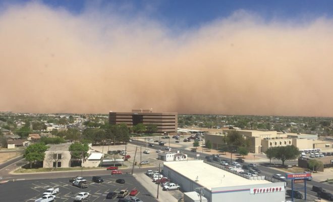 Watch As Giant West Texas Dust Storm Makes Its Way Into Midland