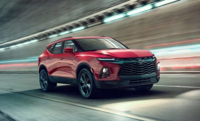 Revised 2019 Chevy Blazer Model is Taking Design Queues From the Camaro