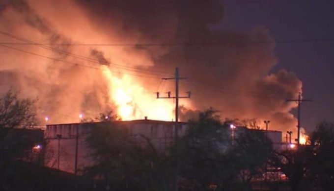 Petrochemical Fire Rages in Houston Suburb as Air-monitoring Continues