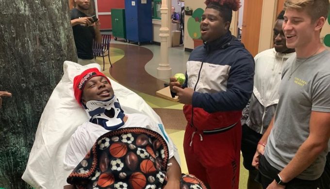 Prayer Rally Held for Texas High School Football Player Left Paralyzed