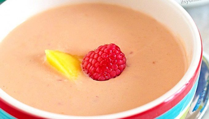 Chilled Soup Recipes Mango Raspberry Soup