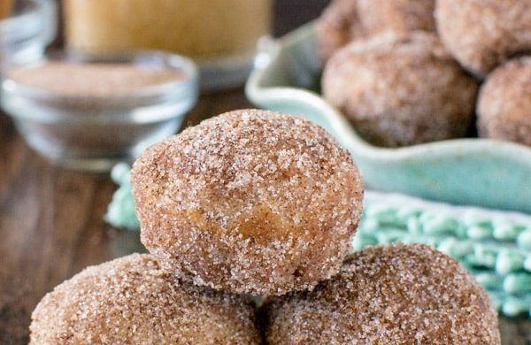 Cinnamon Sugar Apple Donut Holes