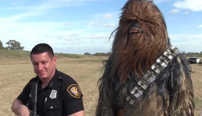 FWPD Unleashes a Rookie…’er Wookie on the Texas Public