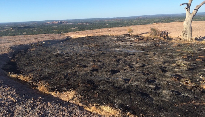 Vernal Pool Fire at Enchanted Rock Poses Questions of Arson
