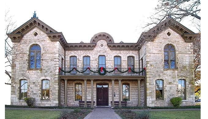 Fredericksburg Pioneer Memorial Library aka 1882 Gillespie County Historic Courthouse Fredericksburg Pioneer Memorial Library aka 1882 Gillespie County Historic Courthouse