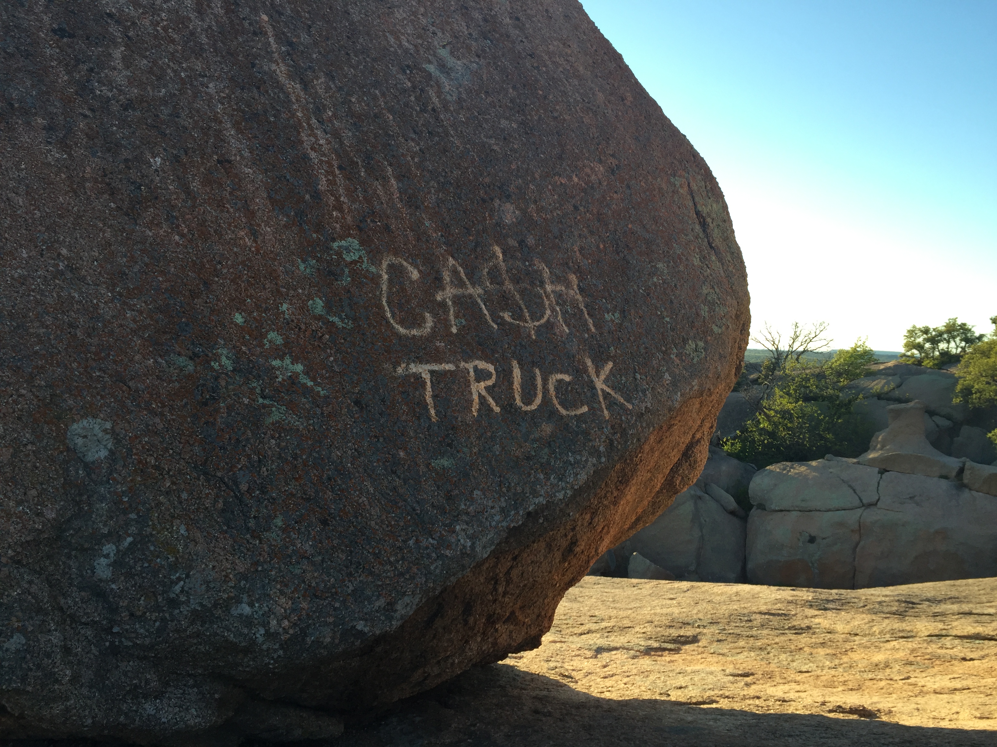 Enchanted Rock Vandalized, Authorities Looking for Culprits