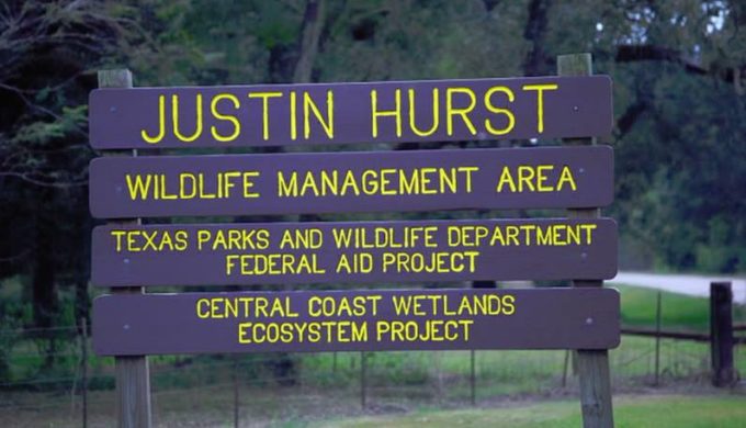Justin Hurst WMA is one of the coastal wildlife management areas affected by Hurricane Harvey