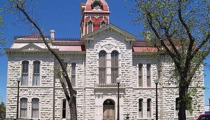 Lampasas County Courthouse in Lampasas, Texas