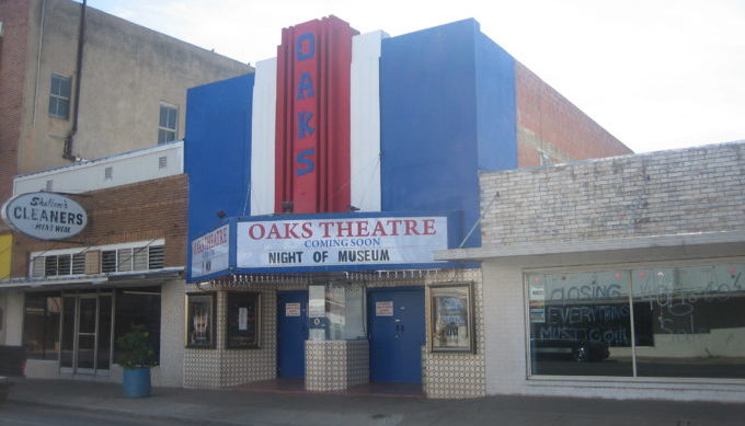 Theatre, historic, Pearsall, Texas Hill Country