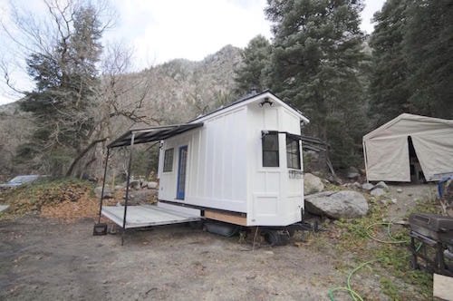 Pop-up Tiny House exterior