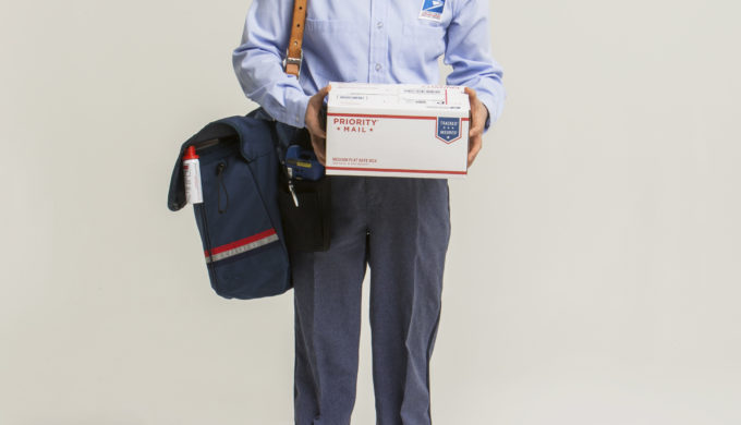 Letter Carrier Hyunkyung Kim in Uniform