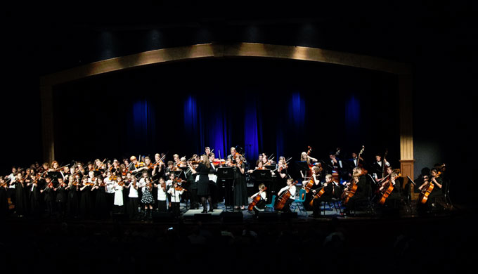 REK as Mozart and HCYO orchestra — Partain Photographs2 REK as Mozart and HCYO orchestra — Partain Photographs2