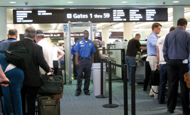 TSA checkpoints
