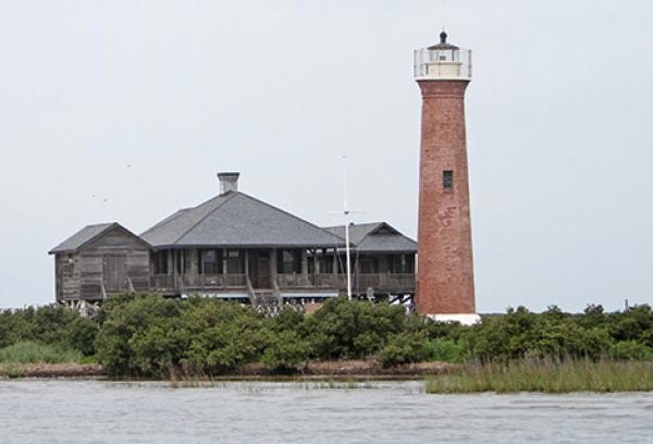 1. Completed in 1857, the original bricks were sent on a ship that had sunk. Even though the crew was rescued, the ship and the bricks were a loss. This lighthouse suffered severe damage in two hurricanes, the latter in 1919 just two days after the repairs were made from the first one. Today this structure is owned by Charles Butt of H-E-B.