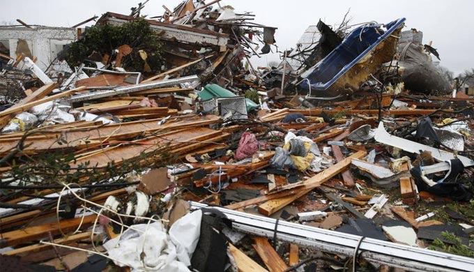 Tornadoes and Historic Blizzard Strike the Lone Star State