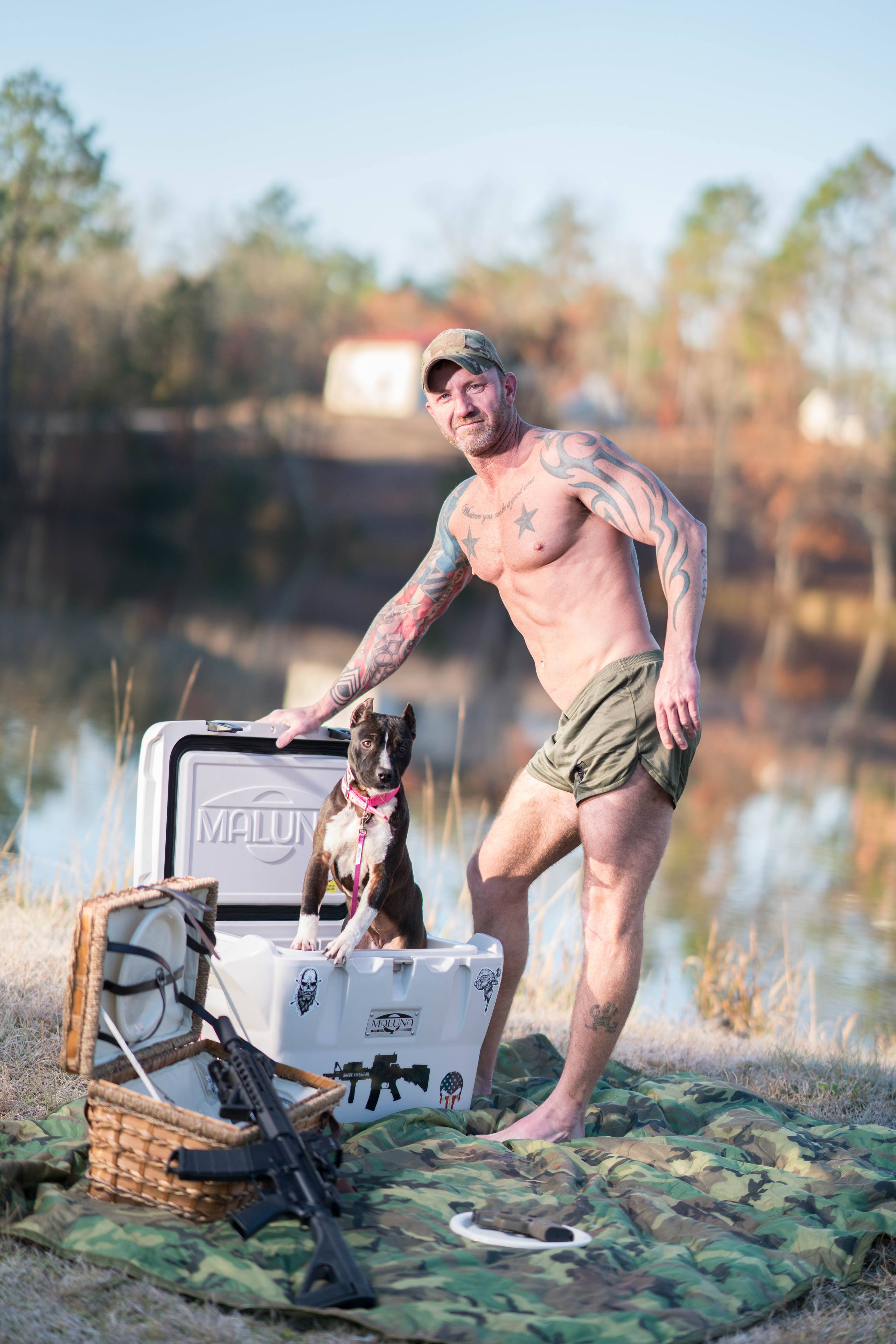 Veterans and Pitbulls Team Up for Unforgettable SDGF Calendar Shoot2
