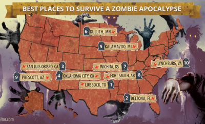 Lubbock Named Best Able to Survive a Zombie Apocalypse