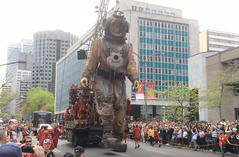 Watch These Massive Puppets Take Over the Streets with Fantastical
