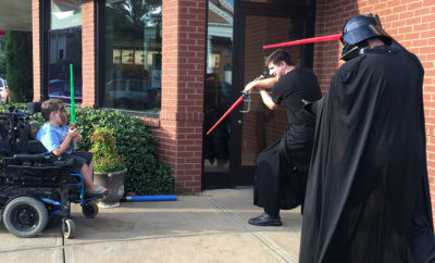 Chick-fil-A Employees Play 'Jedi' With Lonely Handicapped Child
