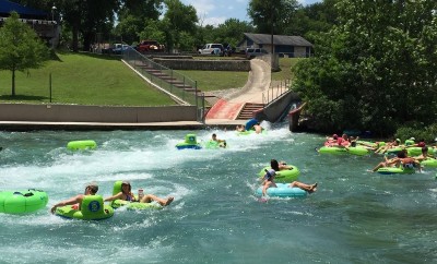 tubing on the Comal River