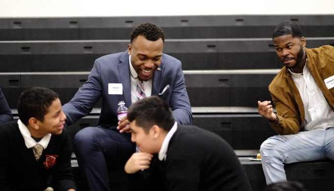 Nearly 600 Men Show Up for Dallas School’s Breakfast with Dads Event