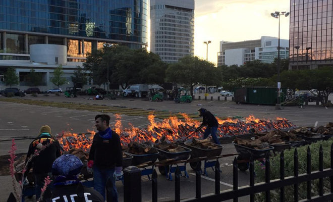 Tony Robbins fire walk