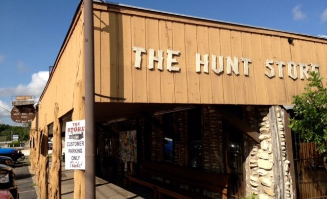 View walking into Hunt General Store