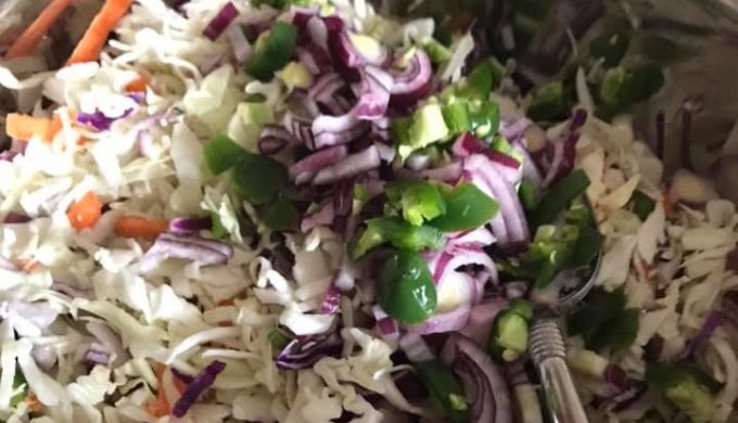 Jalapeño Ranch Coleslaw is the Texas Cousin of Regular Coleslaw