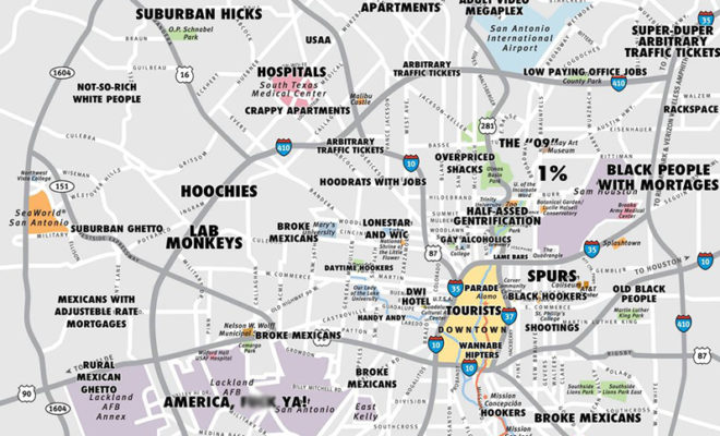 Judgmental Map Of San Antonio Goes Viral Creator Speaks Out