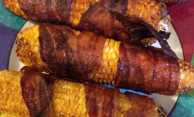 Where There’s a Grill There’s a Way: Bacon-Wrapped Corn on the Cob