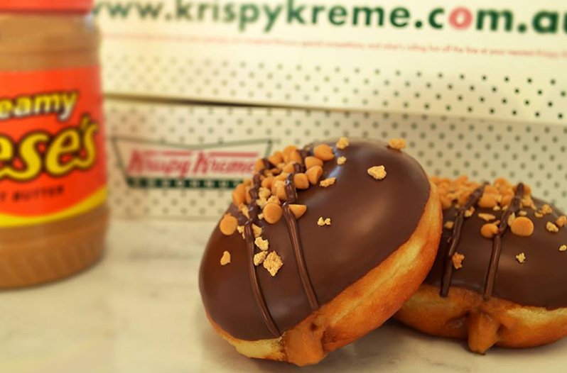 Krispy Kreme and Reese's Collaborate to Create Chocolate Peanut Butter
