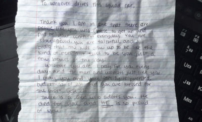 Thank You Note Moves Fort Worth Police to Reach Out to Author