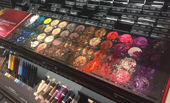 Kid Plays in Makeup and Destroys Over $1,000 of Product