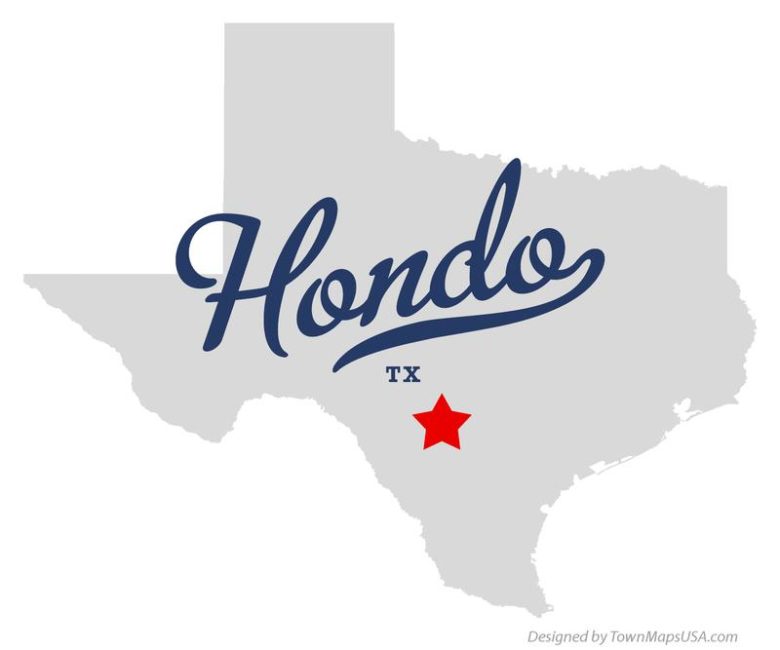 map_of_hondo_tx Texas Hill Country