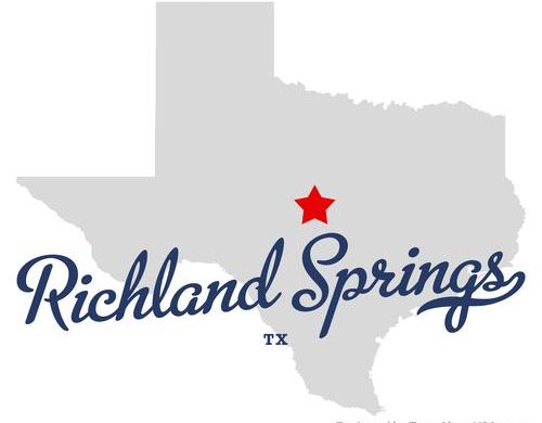 Richland Springs Texas Logo Richland Springs Texas Logo