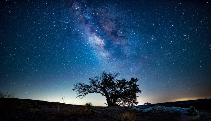 Milky Way over Enchanted Rock