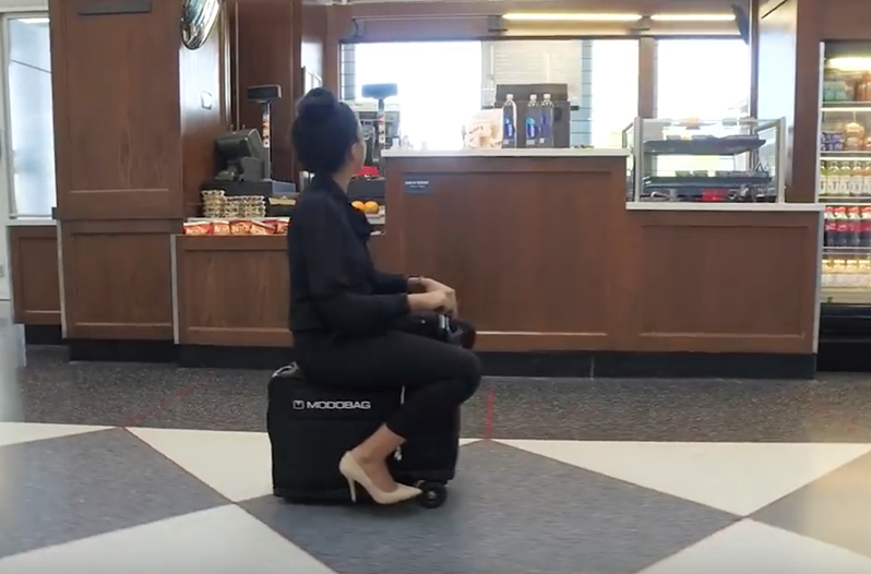 This New Motorized Luggage Lets You Zip Around the Airport