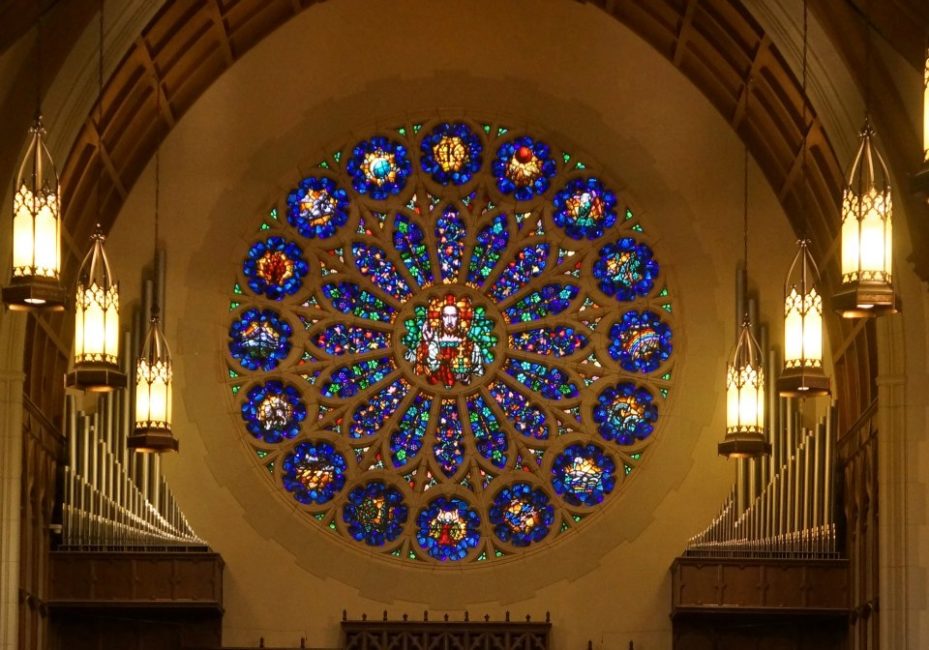 One of the World's Largest Stainedglass Rose Windows is in West Texas