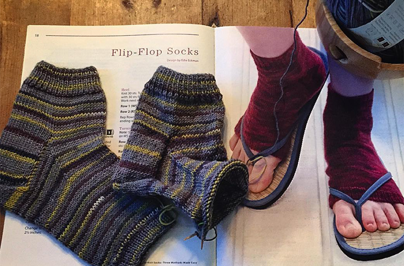 Winter? Purchase Some Flip-Flop Socks