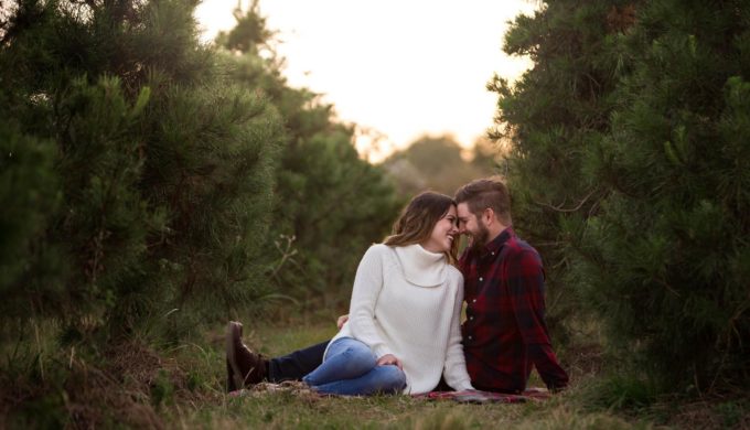 This Texas Christmas Tree Farm is the Perfect Backdrop for Family Photos