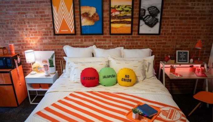 Superfan Gets Dorm Room Decked-Out In Whataburger Style